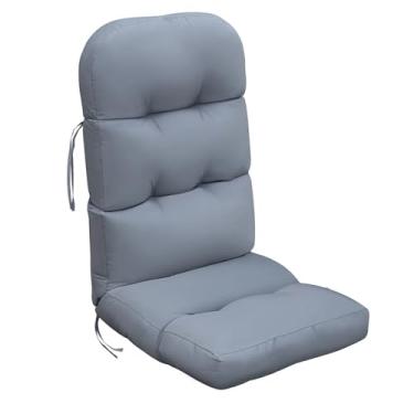 Imagem de Skypatio Adirondack Almofada para cadeira, almofada para lareira de pátio externo (1, cinza, padrão)