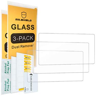Imagem de Mr.Shield [Pacote com 3] Protetor de tela projetado para Nintendo Switch Lite [vidro temperado] [0,3 mm ultrafina dureza 9H borda redonda 2,5D] com substituição vitalícia