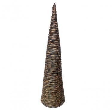 Imagem de Árvore De Natal Cone Natural Com Led 60cm - Dg1057