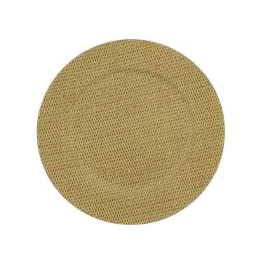 Imagem de Jogo 4 Sousplat Mescla Bege De Plástico 33cm Wolff