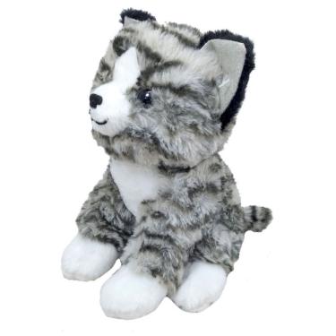 Imagem de Gato Pelúcia Mesclado 21 Cm 21 Cm Altura