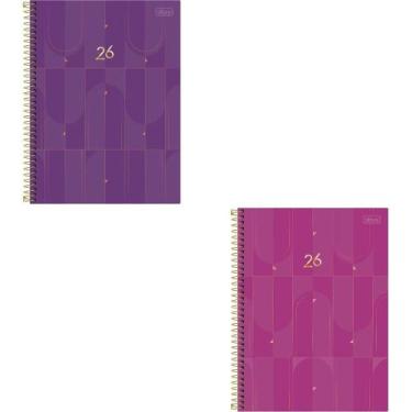 Imagem de Agenda 2024 SPOT Feminina CD Espiral 200 Folhas Pacote com 04 - Tilibr