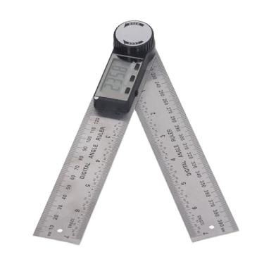 Imagem de Régua de ângulo Digital Alta Precisão de 360 ​​graus Transferidor Eletrônico LCD Display ângulo Finder Régua para Redação de Construção