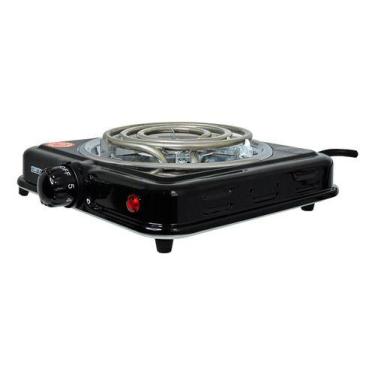 Imagem de Fogareiro Elétrico Portátil Fogão 1 ou 2 Bocas Cozinha Camping Mesa Co