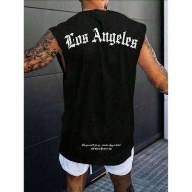 Imagem de Camisata Regatas Machão Básica Los Angele-s UNISSEX - DM Clothing Bras