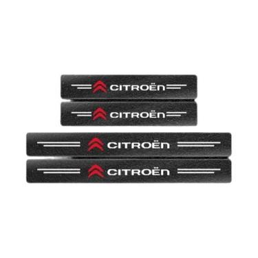 Imagem de Protetores De Borda De Porta De Carro Citroen 4 Peças Adesivos Anti Ar
