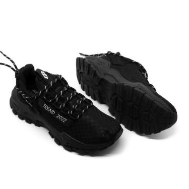 Imagem de Kit 2 Tênis Masculino Rekoba Live For Fun Original, Preto, Vermelho, 3