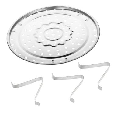 Imagem de Cesta de vaporizador para inserção de panela de aço inoxidável, pernas removíveis, multifuncional, suporte para vaporização, utensílios de cozinha, panela de pressão instantânea, cesta multifuncional