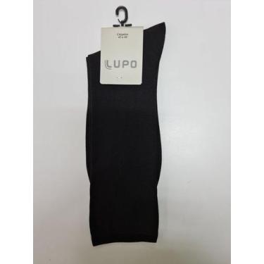 Imagem de Meia Social Masculina Plus Size Lupo Clássica 1100 Tamanho 45 a 49., P