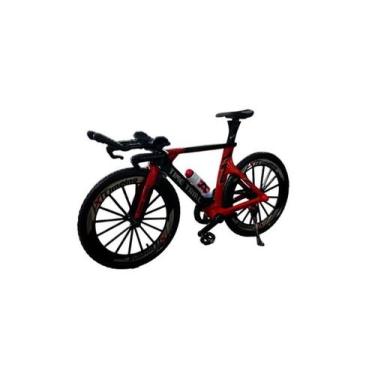 Imagem de Miniatura Bicicleta Bike Time Trial Vermelho Metal 1:10( vermelha) - T