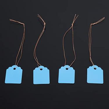 Imagem de Ymiko Tag das Plantas, Etiquetas de Planta para Internas Marcadores de Placas de Jardim Marcadores de Jardim de 200pcs Rótulos de Reutilizáveis ​​etiqueta Com Tag de Nomes da para Ao Ar Livre (Azul)