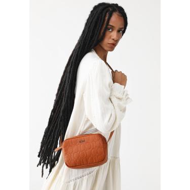 Imagem de Bolsa Transversal Colcci Monograma Alça Ajustável Caramelo Colcci 090.01.12217 feminino