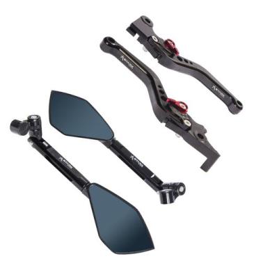 Imagem de Kit Espelho Retrovisor Manete Lander Crosser Tenere Fazer 250 - Stark 