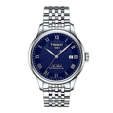 Imagem de Tissot Relógio masculino Le Locle Powermatic 80 caixa de aço inoxidável 316L suíço auto...