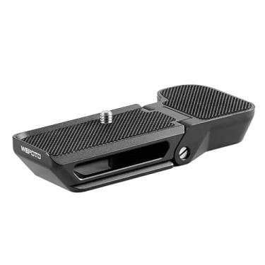 Imagem de WEPOTO R-A7C Placa de liberação rápida com aderência em L Suporte placa QR compatível com câmera Sony Alpha 7C A7C (ILCE7C) - couro de alumínio