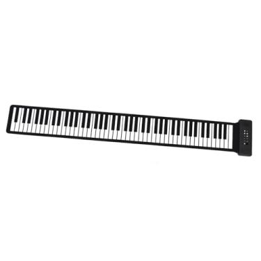 Imagem de Eujgoov Roll Up Piano Teclado Portátil Teclado Dobrável Portátil para Amantes da Música, Com Função de Acorde do Alto