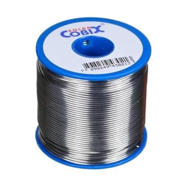 Imagem de Solda em Fio 60x40 Estanho e Chumbo SN/PB Fusão 174°C 1,5mm 500g Cobix