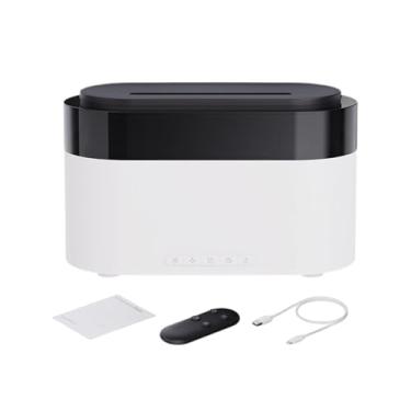 Imagem de Bothyi Umidificador de mesa com difusor de óleos essenciais, purificador anti-queimaduras com luz noturna de para escritório, quarto de crianças, carro, Branco