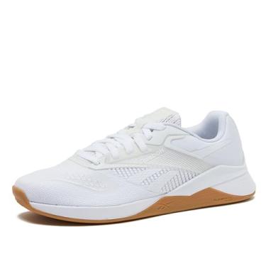 Imagem de Reebok Tênis feminino Nano X4, Calçado Branco/Reebok Gum 1/Cinza Puro 2, 5.5