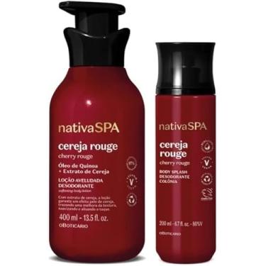 Imagem de Nativa Spa Cereja Rouge: Loção Corporal 400ml + Body Splash 200ml
