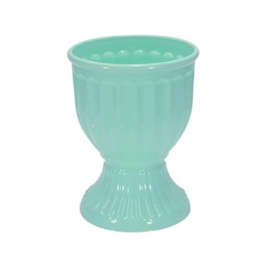 Imagem de Vaso Estilo Romano Decoração Festa Acrílico 13cm X 18cm (VERDE MENTA CANDY)