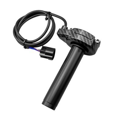 Imagem de PNYZIK Cabo de acelerador elétrico Dirt Bike adequado para Sur-Ron/Surron/Light Bee/Sur Ron S/Surron X/Surron X160/Surron X260 Quick Twist com padrão de fibra de carbono e cabo do acelerador