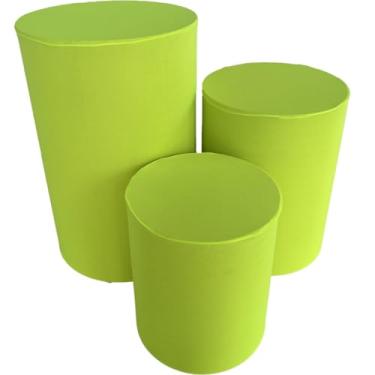 Imagem de Capa de Cilindro Para Decoração Festa Veste Fácil - Kit Capa Para Cilindro multicolorido(VERDE NEON)