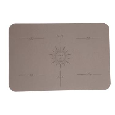 Imagem de A almofada de stefling da máquina de costura reduz as vibrações e o ruído não deslizante de borracha para costurar máquinas de bordados de acolchoado, uso doméstico Pu material (Marrom escuro)