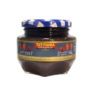 Imagem de Vidro Geleia Diet Frutas Vermelhas 270g - Tatiana - Tatitânia