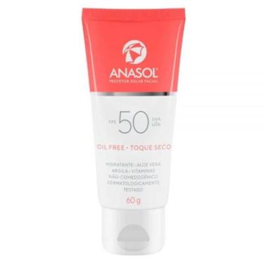 Imagem de Protetor Solar Para O Rosto Fps 50 Toque Seco Anasol 60 Ml