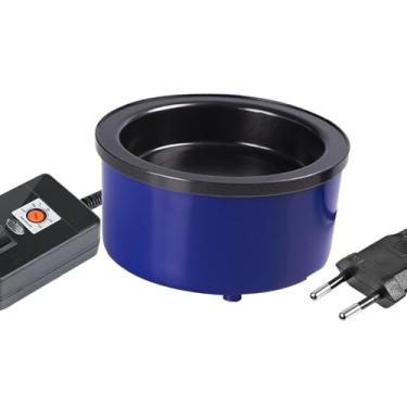 Imagem de Colaxi Pote de cola quente elétrico para bastões e pellets Pote de cola quente portátil com temperatura ajustável para artesanato e extensão de cabelo, 16.7 Cm