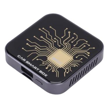 Imagem de Depisuta Adaptador sem fio Android Auto 3 em 1, Adaptador com fio para sem fio 4G Compatível com cartão TF e USB Caixa de vídeo HDMI Plug Play para carro para ApplePhone iOS