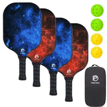 Imagem de Conjunto de pickleball DULCE DOM USAPA aprovado com 4 pás e bolsa