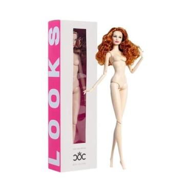 Imagem de Boneca Bjd De Cabelo Loiro, 12 Polegadas, Roupa Diária, Vestido De Fes