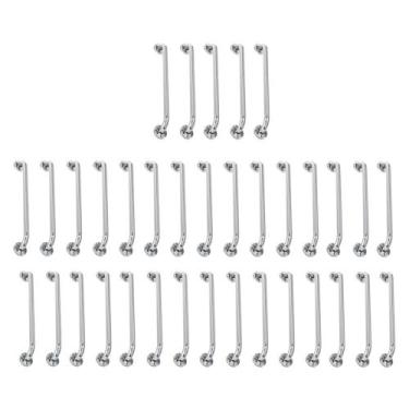 Imagem de Alça de Apoio 80cm Barra Inox Acessibilidade Kit 34 Unidades Idoso Def