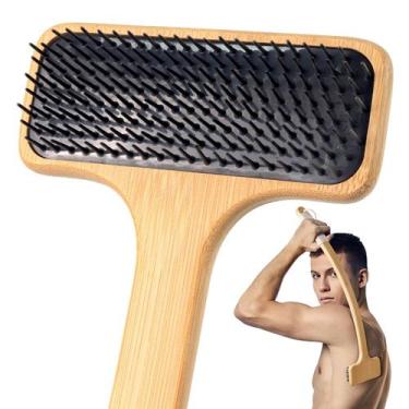 Imagem de Alça longa de bambu Back Scratcher NURENDER para homens e mulheres