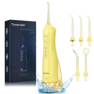 Imagem de Limpador de dentes elétrico Water Dental Flosser Tovendor 300mL