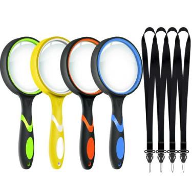 Imagem de Lente de aumento Leffis 10X portátil antiderrapante de 75 mm