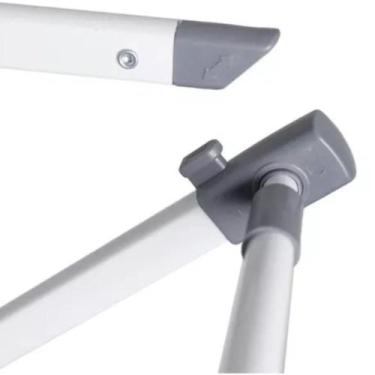 Imagem de Varal Vertical Retrátil de Chão - Branco - POWER MAID, Branco