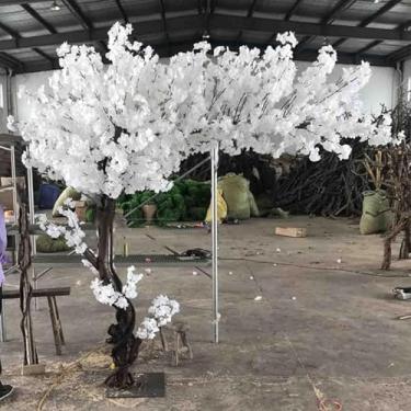 Imagem de Deslumbrante Árvore De Flor De Cerejeira Artificial Realista Perfeita Decoração De Hotel Interior E Exterior Folhas E Flores Realistas, 6, 3.0mx3.0m