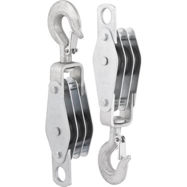 Imagem de Moitão Cadernal 60mm com 3 Roldanas - 61.45.060.030 - VONDER