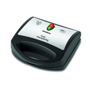 Imagem de Crepeira Pratic Mondial Crepe Hot Dog Queijo Coalho 110V