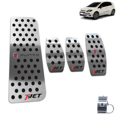 Imagem de Pedaleira Manual Descanso Fiat Punto T-Jet 2013 A 2017 Preto