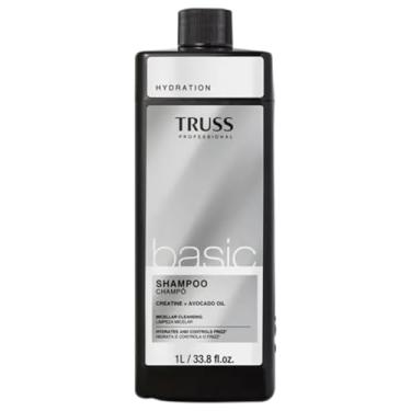 Imagem de Truss Basic Shampoo e Condicionador Profissional, Hidratante com Creatina e Óleo de Abacate, 1L, Kit com 2 unidades