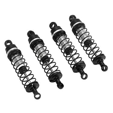 Imagem de Generic Amortecedores Dianteiros e Traseiros, Amortecedor Elástico Resistente à Corrosão da Liga de Alumínio Durável para o Carro 1/18 Rc (#1)