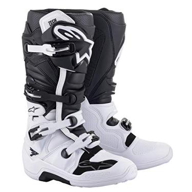 Imagem de Bota Tech 7, Branco, Preto, 11, Alpinestars