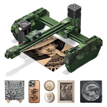 Imagem de Tofelf AlgoLaser 6W Portátil 95% Pré-montada Máquina de Gravação a Laser Alta Velocidade 8000 mm/min, 0,1 x 0,02 mm Ponto Comprimido, 15 x 15 cm Área de Trabalho com Controle de Aplicativo, Gravação