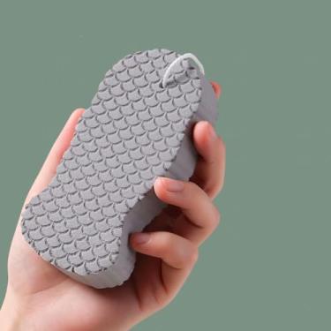 Imagem de Esponjas de banho esfoliantes macias para sabonete corporal 3D esponja de banho de bucha super macia para remoção de pele morta para o corpo