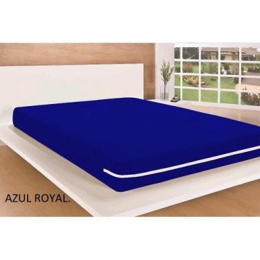 Imagem de Capa Protetor para Colchão com Zíper - Viver Bem Estar, Azul, Queen