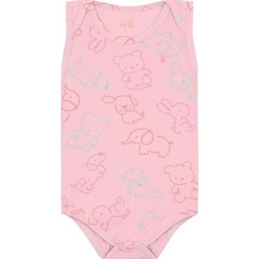 Imagem de Body regata bebe 13479 kiko e kika - Kiko baby, Rosa bebê, G